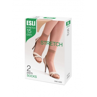 Stretch 15 panty sok (2-pak)